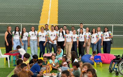 Centro Social Anália Leal, administrado pelo INASP, reúne famílias em piquenique voltado à inclusão de crianças neurodivergentes