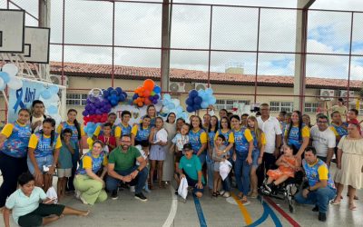 INASP leva acolhimento e inclusão a ação do Abril Azul em São Miguel do Aleixo